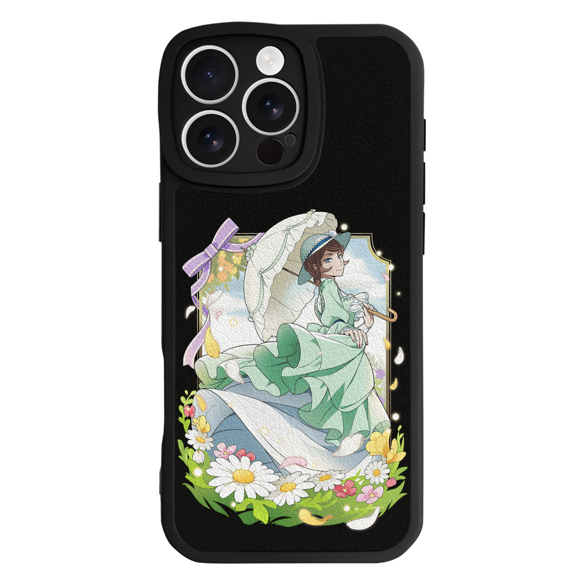 （画像用） 文豪ストレイドッグス Bungo Stray Dogs 【iPhone 16シリーズ対応】シリコンスマホケース（レザー調） 材質：シリコン